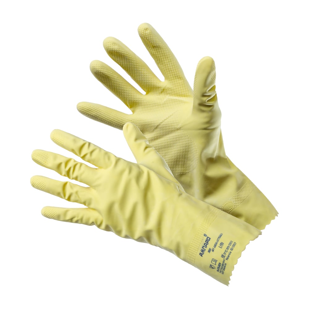 Латексные химостойкие перчатки Ампаро утепленные полушерстяные перчатки ампаро