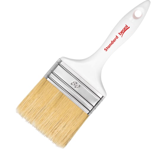 Изображение товара Плоская кисть BEOROL пластиковая ручка 80x15 мм ue80ru 271745