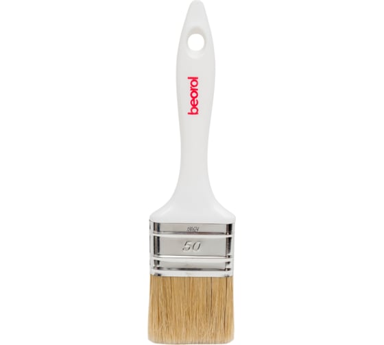 Изображение товара Плоская кисть BEOROL пластиковая ручка 50x15 мм ue50ru 271742