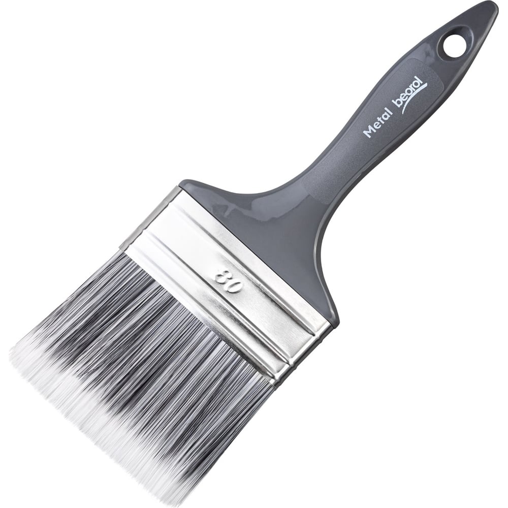 Изображение товара Плоская кисть BEOROL пластиковая 80x15 мм для ремонта и творчества