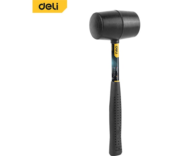 Изображение товара Киянка резиновая DELI 270мм DL5612 (340гр, стальная рукоять с резиновой вставкой) 146966