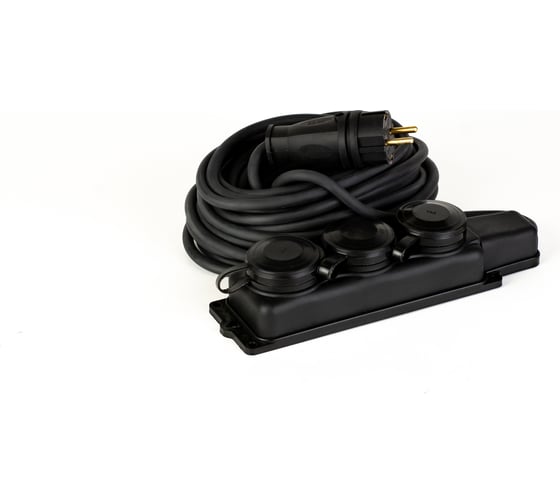 Изображение товара Удлинитель Рыжая такса УБК без каркаса КГ-ХЛ 3x2,5 (16А) 3гнезда, 30м УБК03-4671