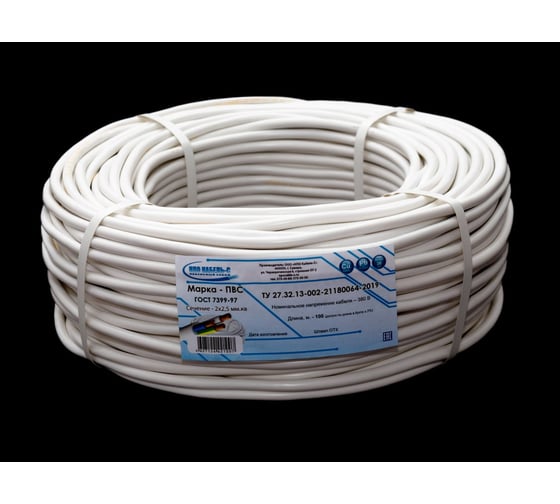 Изображение товара Провод ПВС ООО "НПО КАБЕЛЬ-С" 2x2, 5 ГОСТ ( 100 м) НФ-00000809