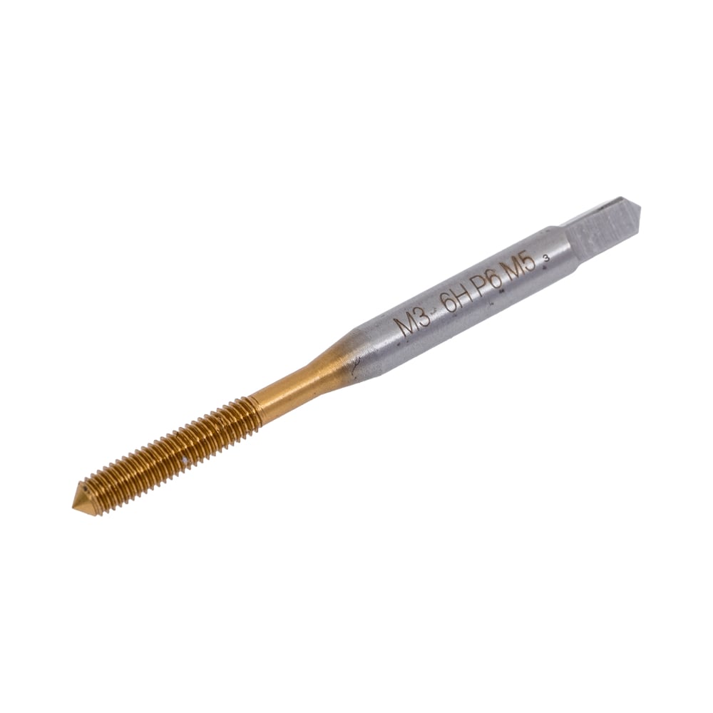 Изображение товара Метчик Modern T М 3x0,5 TiN бесстружечный для нарезания метрической резьбы