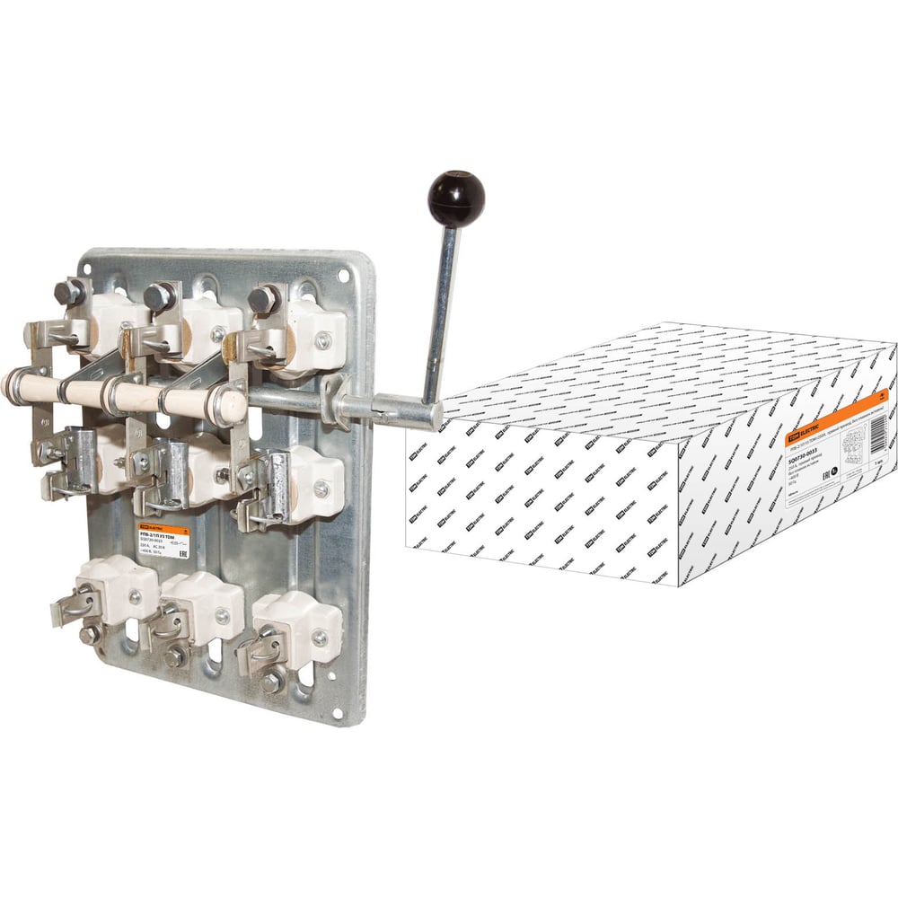 Изображение товара Рубильник TDM РПБ-2/1П У3 250А с правым приводом без плавких вставок