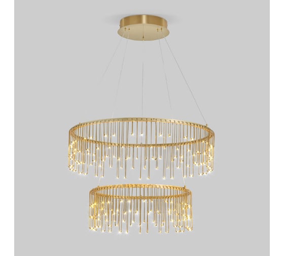 Изображение товара Подвесной светодиодный светильник Bogate's Firefly 454/2 латунь a067790