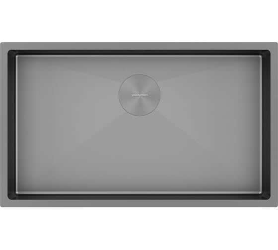 Изображение товара Мойка Paulmark нерж. сталь NEXT 74 UNI, матовый серый, 740x440мм, 1.2мм PM217444-MG