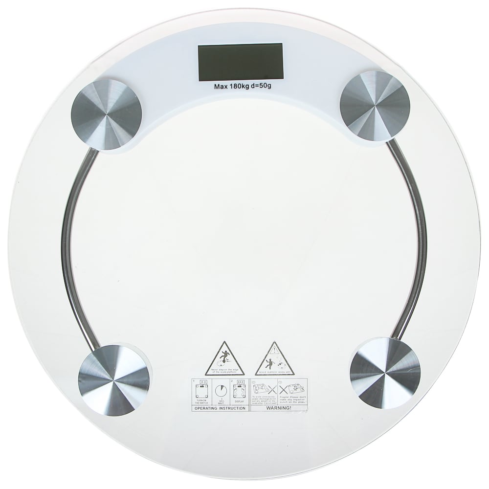 Изображение товара Весы напольные электронные Leben, стекло, max 180 кг, ЖК-дисплей