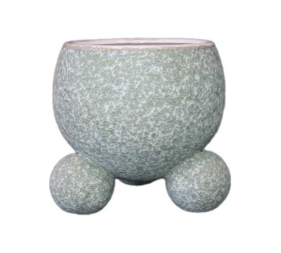 Изображение товара Кашпо керамическое SCHEURICH Broste d20 см, h18 см, зеленый 594628 071938