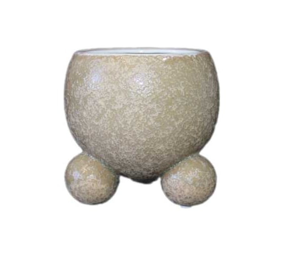 Изображение товара Кашпо керамическое SCHEURICH Broste d20 см, h18 см, песочный 594632 071942