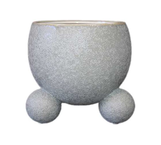 Изображение товара Кашпо керамическое SCHEURICH Broste d15 см, h15 см, серый 594638 071948