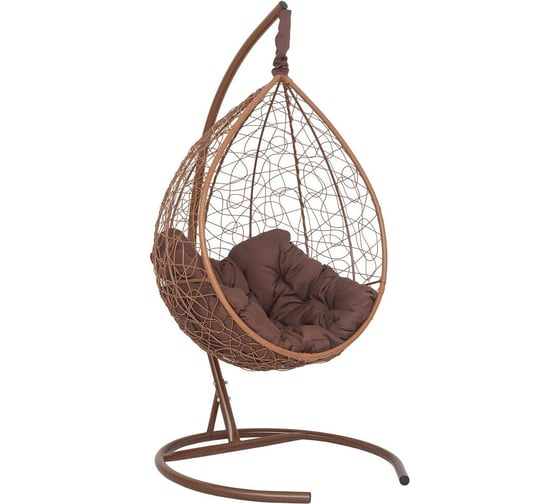 Изображение товара Подвесное кресло-кокон Лаура SEVILLA RELAX горячий шоколад+ каркас, подушка шоколадная SEV-5 402