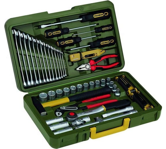 Изображение товара Автомобильный и универсальный набор инструмента Proxxon 47 шт 23650