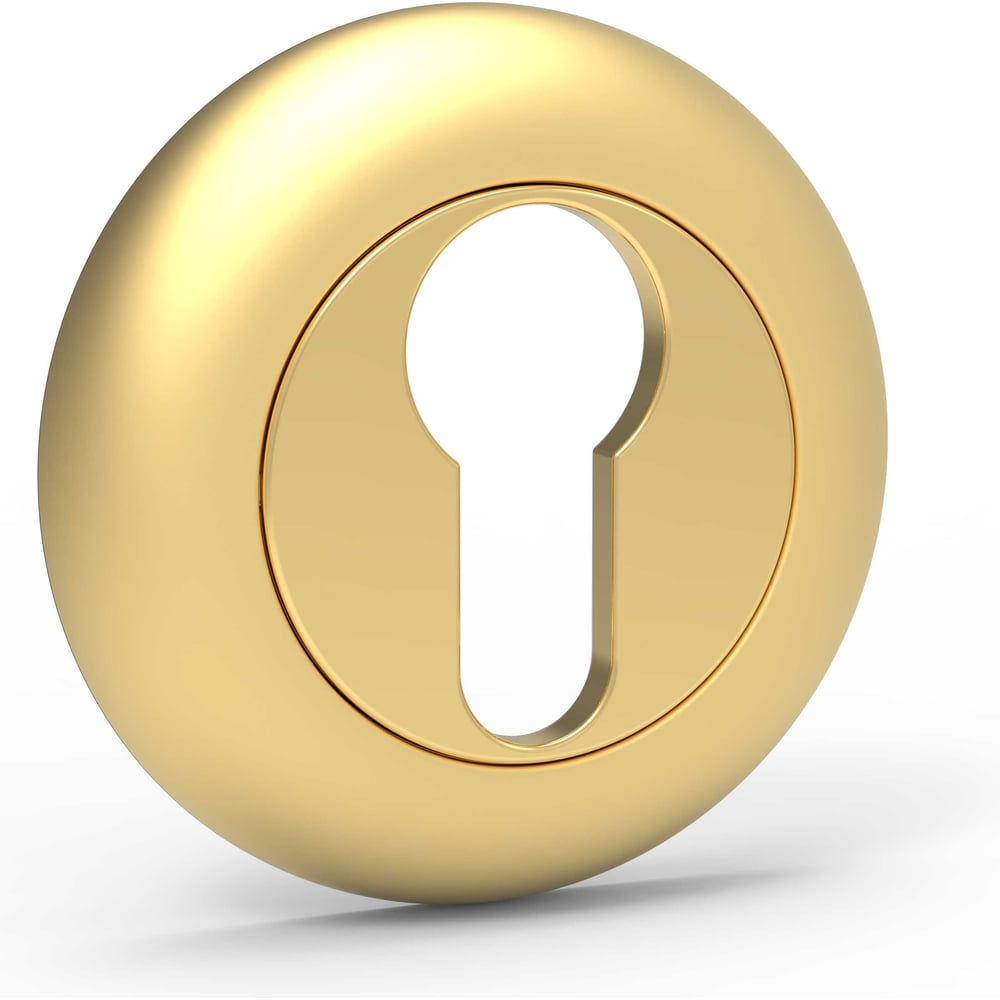 Изображение товара Ключевина CRIT Кл-64-Зп/Зм 00290 для евроцилиндра золото