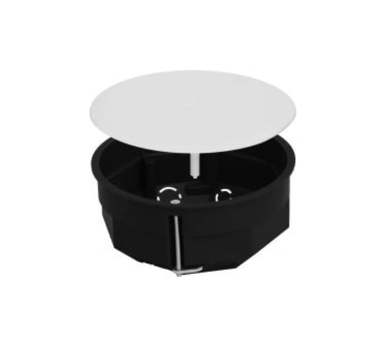 Изображение товара Коробка распаячная U-plast для полых стен с металлическими лапками и крышкой УПрк 97/50.1.2. (60 шт) 020-007