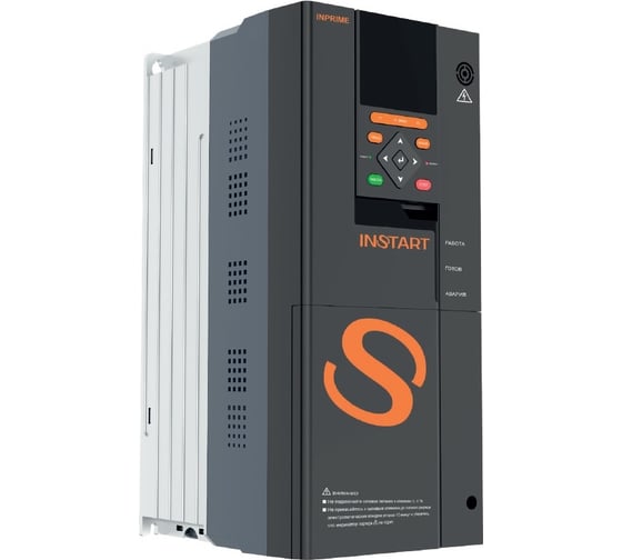 Изображение товара Преобразователь частоты INSTART INPRIME-G110-4F 110кВт 216А, 4 ~ 342-440В, IP20, Modbus RTU, сьемная панель 00082000
