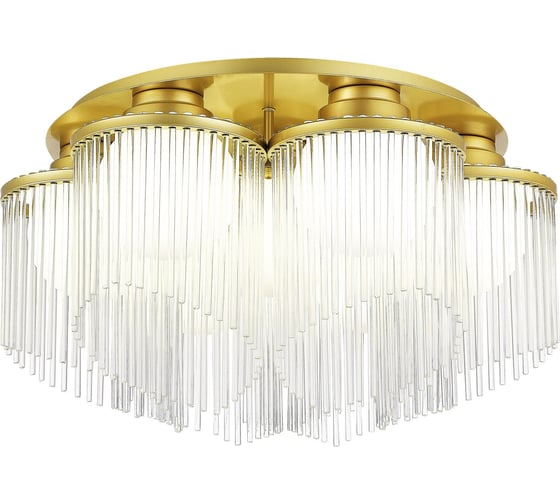 Изображение товара Люстра потолочная ST LUCE Золотистый/Белый E27 7*60W SL1511.202.07