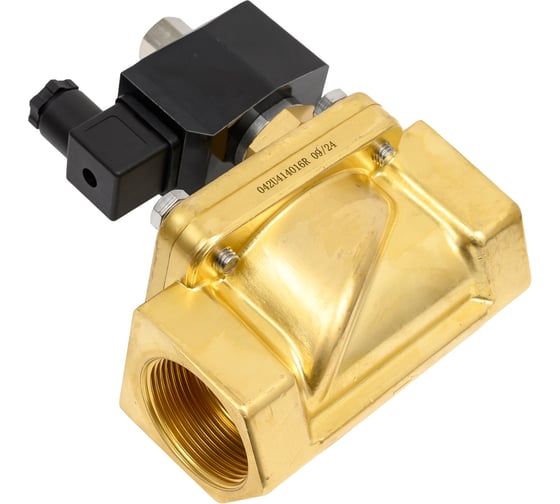 Изображение товара Электромагнитный клапан Ридан EV220WR, G 1 1/2, NBR (вода до 80 гр.С, воздух), нормально открытый, 0,3…8 бар, с катушкой 24 В, 50 Гц 042U414016R