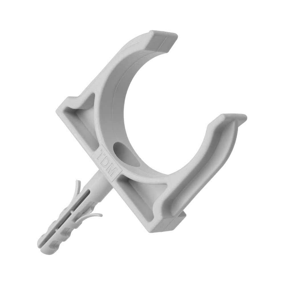 Изображение товара Крепеж-клипса для трубы TDM ELECTRIC 32 мм 25 шт серый