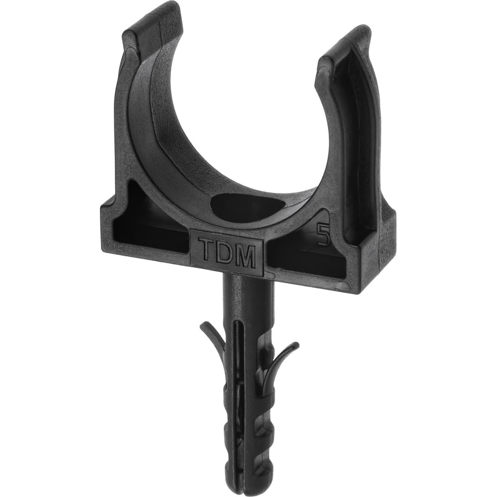 Изображение товара Крепеж-клипса для трубы TDM ELECTRIC 20 мм черная 100 шт