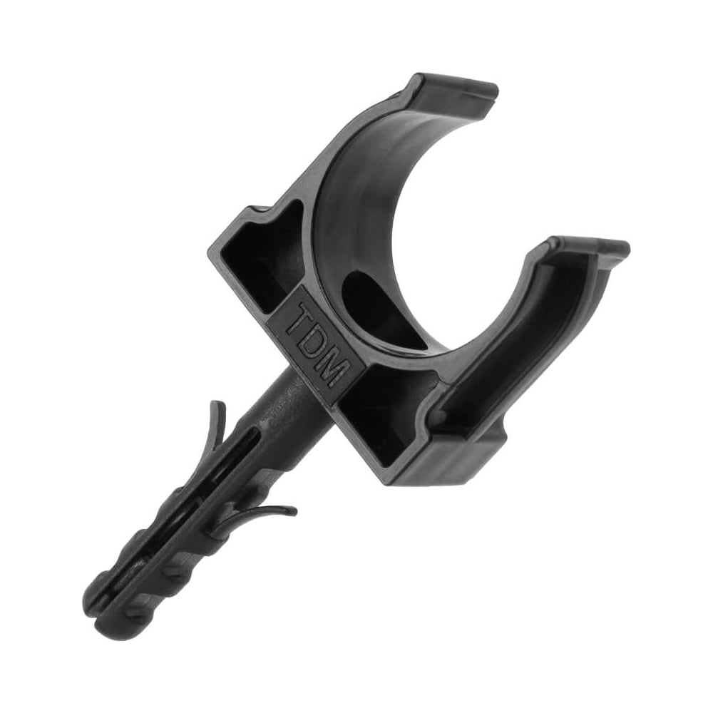 Изображение товара Крепеж-клипса для трубы TDM ELECTRIC 20 мм черная 100 шт