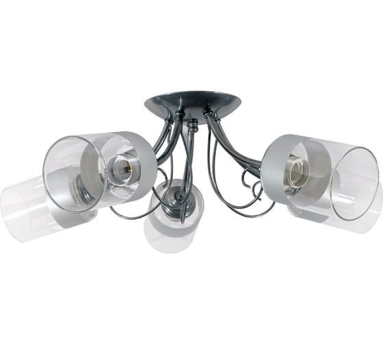 Изображение товара Светильник ЭЛЕТЕХ Мия 151 хром Плафон 8387 НСБ 01-5х60-131 Е27 ИУ 1005404482