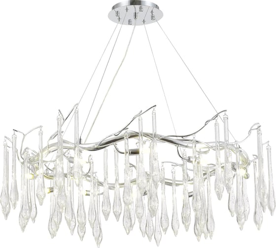 Изображение товара Светильник подвесной ST LUCE Хром/Хром, Прозрачный G9 12*5W 4000K SL1660.103.12