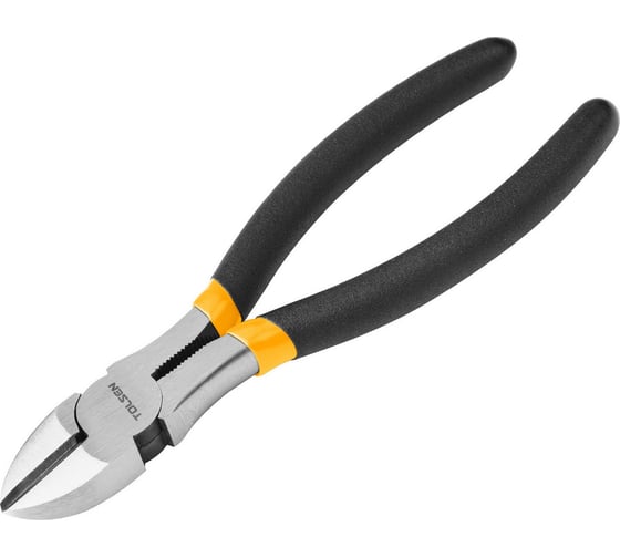 Изображение товара Бокорезы TOLSEN 160 мм, инд. закалка, облив. рукоятки 10274