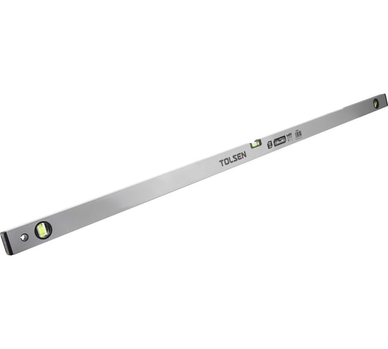 Изображение товара Пузырьковый уровень TOLSEN 150 см, 3 глазка, <1.0 мм/м 35227