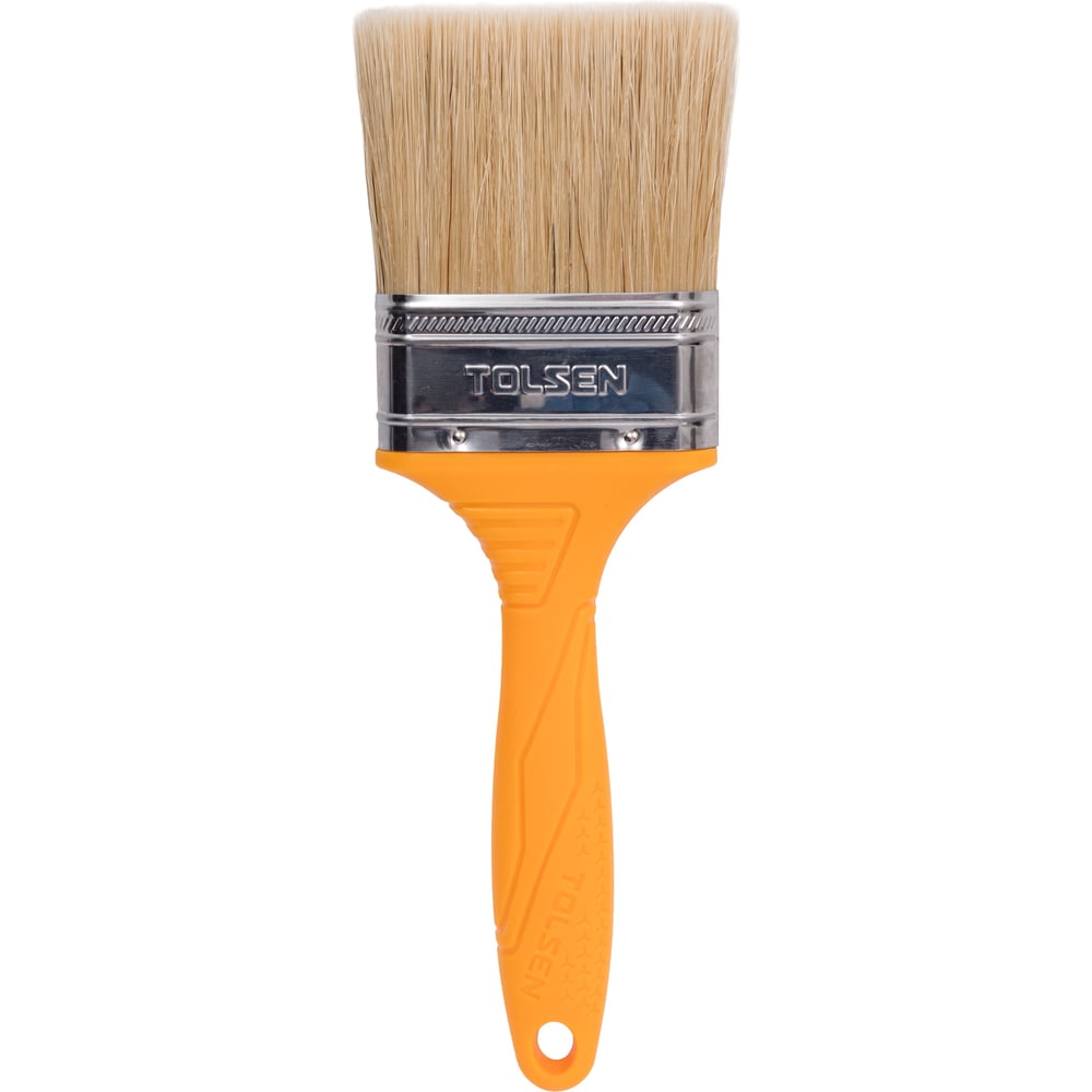 Изображение товара Плоская кисть TOLSEN Industrial 3 для покраски смешанная щетина 64x23 мм