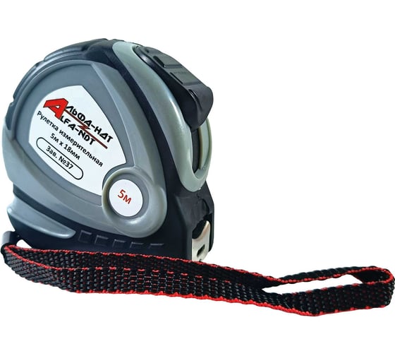 Изображение товара Измерительная рулетка АЛЬФА-НДТ 5м х 18мм УП-00004173