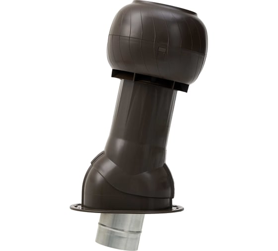 Изображение товара Комплект кровельный вентиляции для фальцевой и готовой кровли из гибкой черепицы Gervent Static темно-коричневый КбДС/темкор