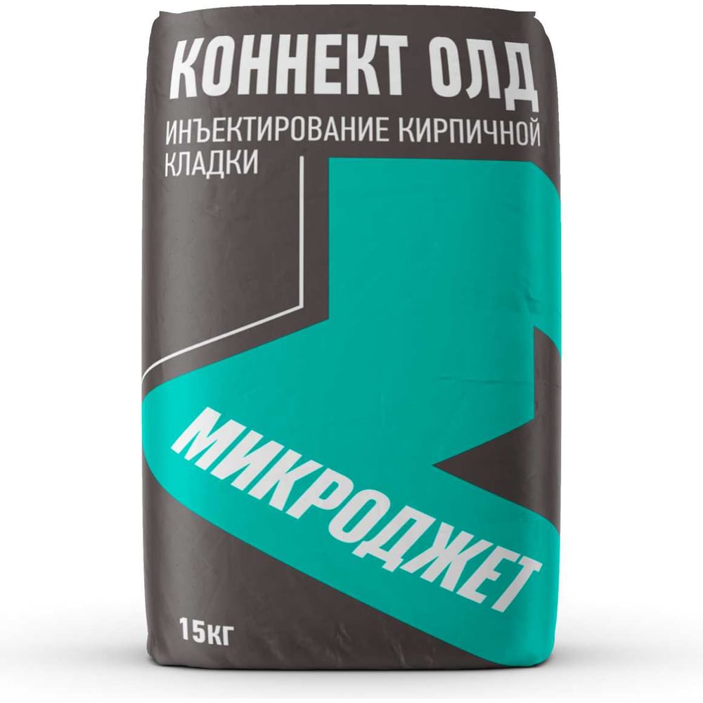 Изображение товара Инъекционный состав Микроджет КОННЕКТ ОЛД для инъектирования кирпичной и каменной кладки 15 кг