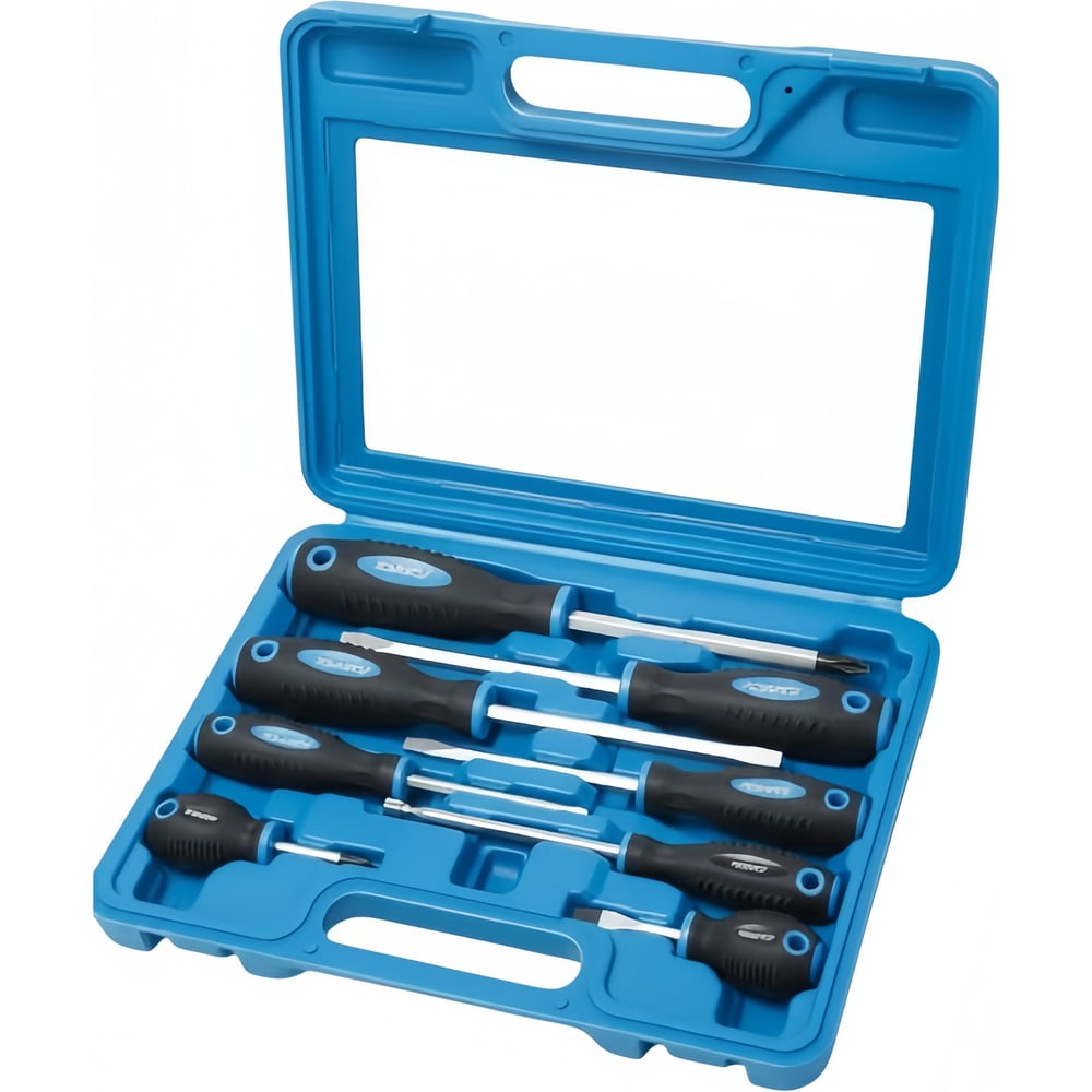 Изображение товара Набор магнитных отверток Forsage Profi 8 предметов в кейсе F-7008A