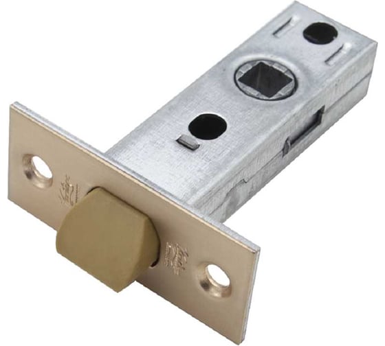 Изображение товара Межкомнатная пластиковая защелка, сатин золото Vantage Р45SG