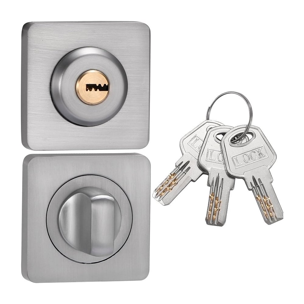 Изображение товара Накладки санузловые Вантаж матовый хром BK02L-2-K для туалета