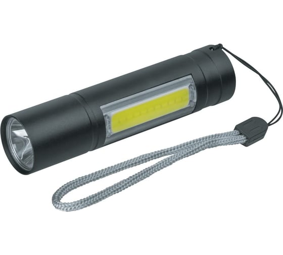 Изображение товара Фонарь Navigator 14 662 NPT-KC06-ACCU брелок, алюминиевый 1LED/1Вт/+1СOB LED/3Вт/, 3 режима 14662