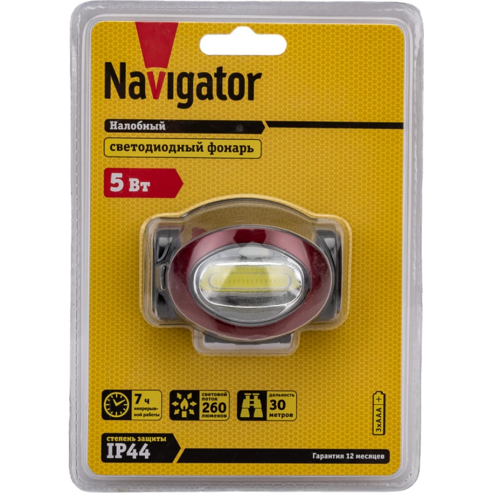 фото Налобный фонарь navigator