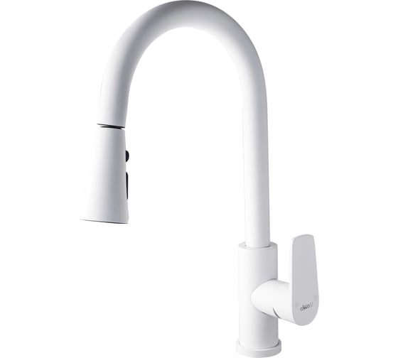 Изображение товара Смеситель для кухни Ekko белый матовый E6001-8