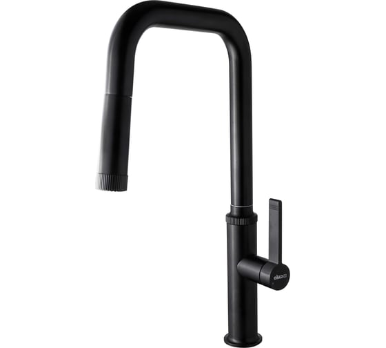 Изображение товара Смеситель для кухни Ekko черный матовый E6002-7