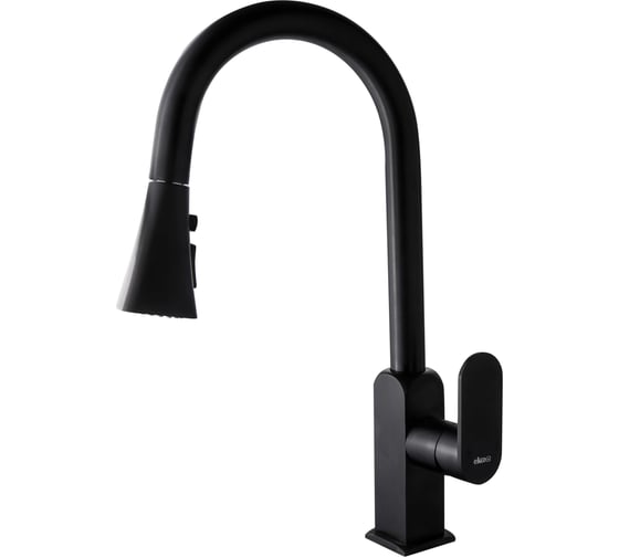 Изображение товара Смеситель для кухни Ekko черный матовый E6003-7