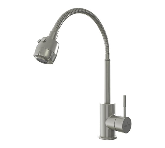 Изображение товара Смеситель для кухни Mixline гибкий металлический излив 35k MLSS-0302 505148