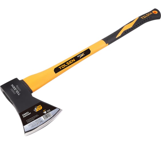 Изображение товара Топор TOLSEN 1500 г, 800 мм, фибергласовое топорище 25052