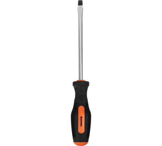 Изображение товара Отвертка с противоскользящей ручкой ЕРМАК SL8x150мм (-), CrV 651-243