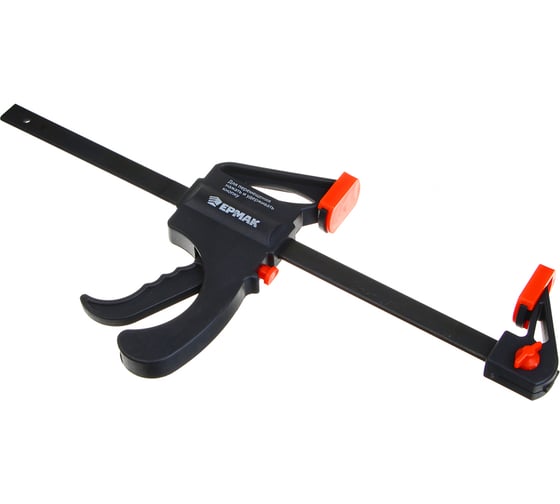 Изображение товара Струбцина универсальная ЕРМАК F-образная 300x480x65 пластиковый корпус 631-008