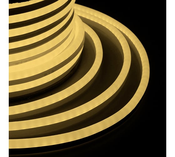 Изображение товара Гибкий неон NEON-NIGHT SMD (8x16 мм) односторонний теплый белый, 120 LED/м, набор 10 м (с комплектом подключения), IP65 131-004