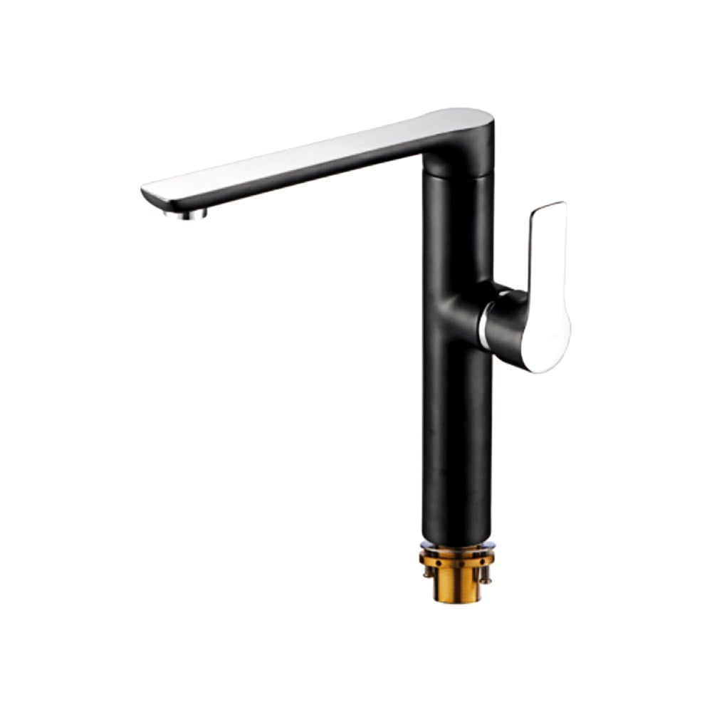 Изображение товара Смеситель для кухни Gerhans K14015B однорычажный с поворотным изливом и аэратором