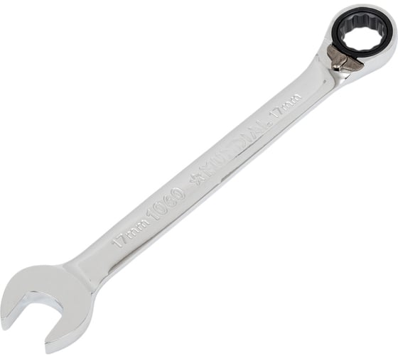 Изображение товара Комбинированный трещоточный реверсивный ключ Mundial 17 мм 1060.170-9