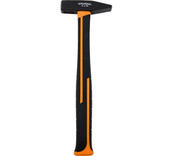 Изображение товара Молоток слесарный Mundial с двухкомпонентной обрезиненной рукояткой, 300 гр 0380.030-9