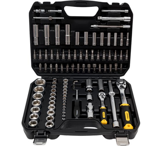 Изображение товара Набор инструментов Mundial 1/4" 1/2" 94 шт. 1555.010